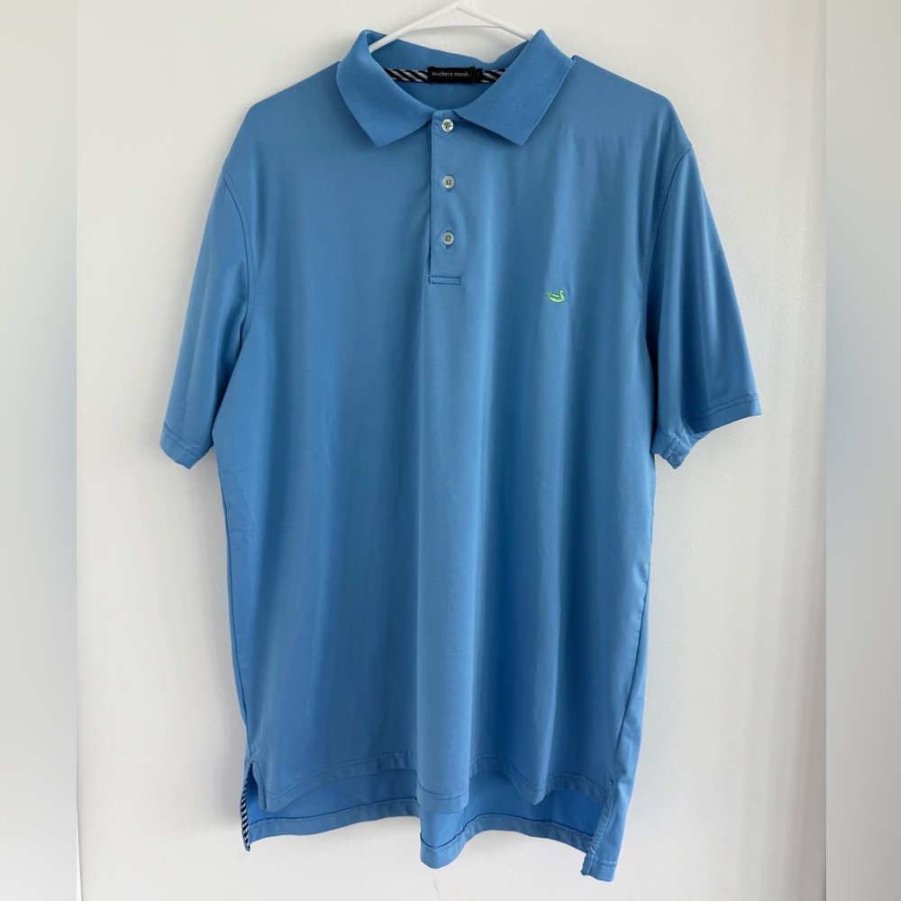 Southern Marsh Sky Blue Polo Shirt